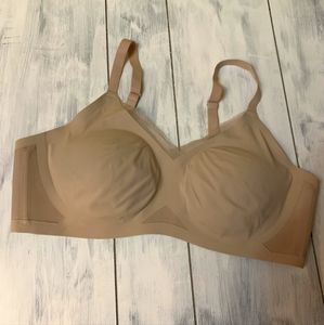 honeylove • light sand beige crossover bra xl